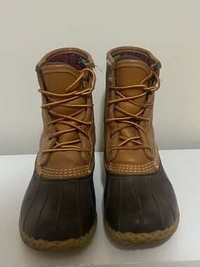 L.L.Bean Waterproof Duck Boots - Size 7M - GORE-TEX Lined - Made in Maine